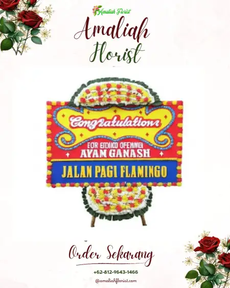 Sewa Papan Bunga Sang Tombolang